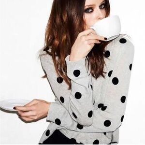 Sass & Bide Wintergate Women's Grey and Black Jumper - 100% Merino Wool- Medium